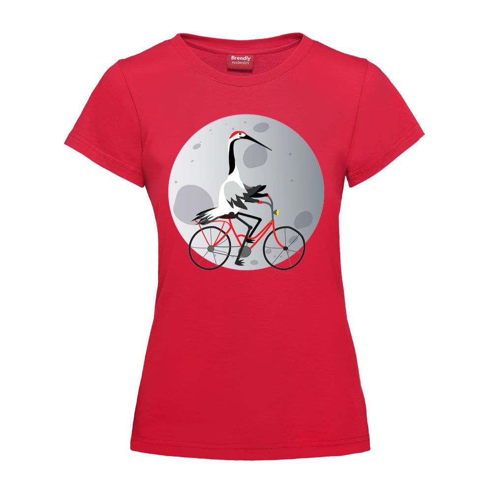 Japanski ždral na bicikli