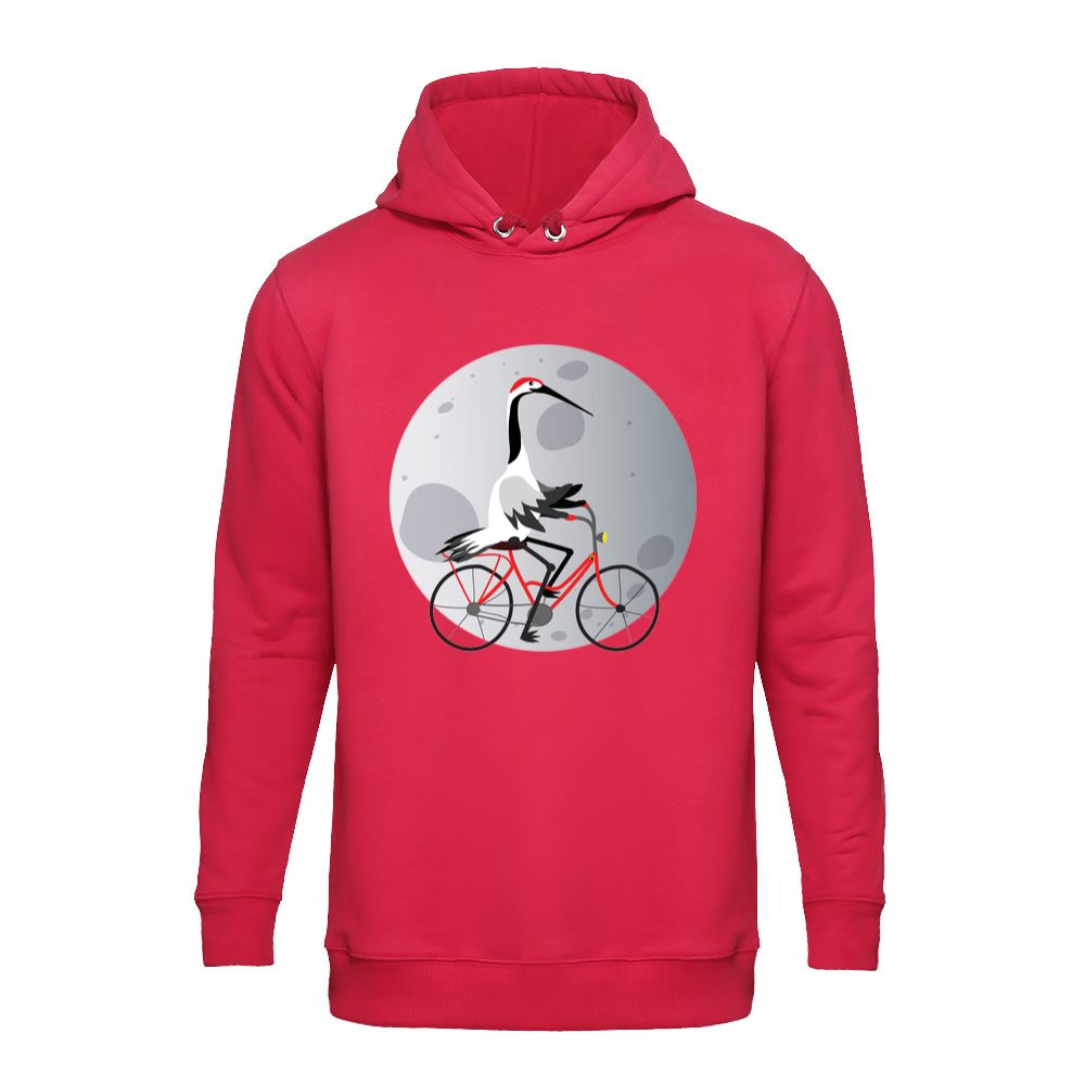 Japanski ždral na bicikli