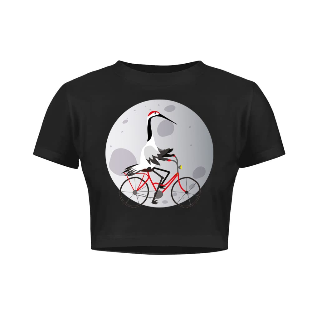 Japanski ždral na bicikli