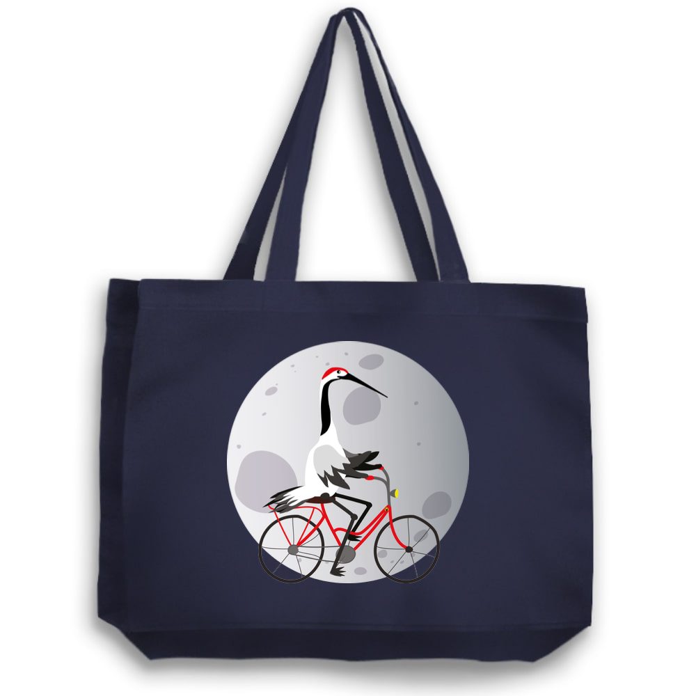 Japanski ždral na bicikli