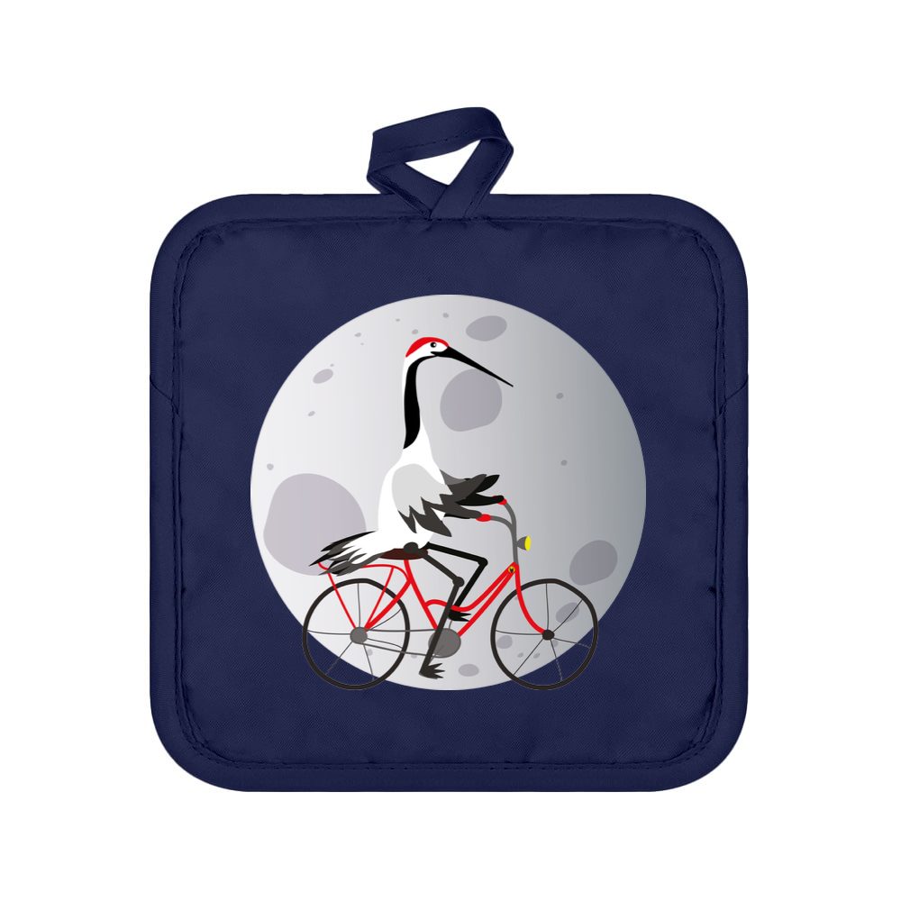 Japanski ždral na bicikli