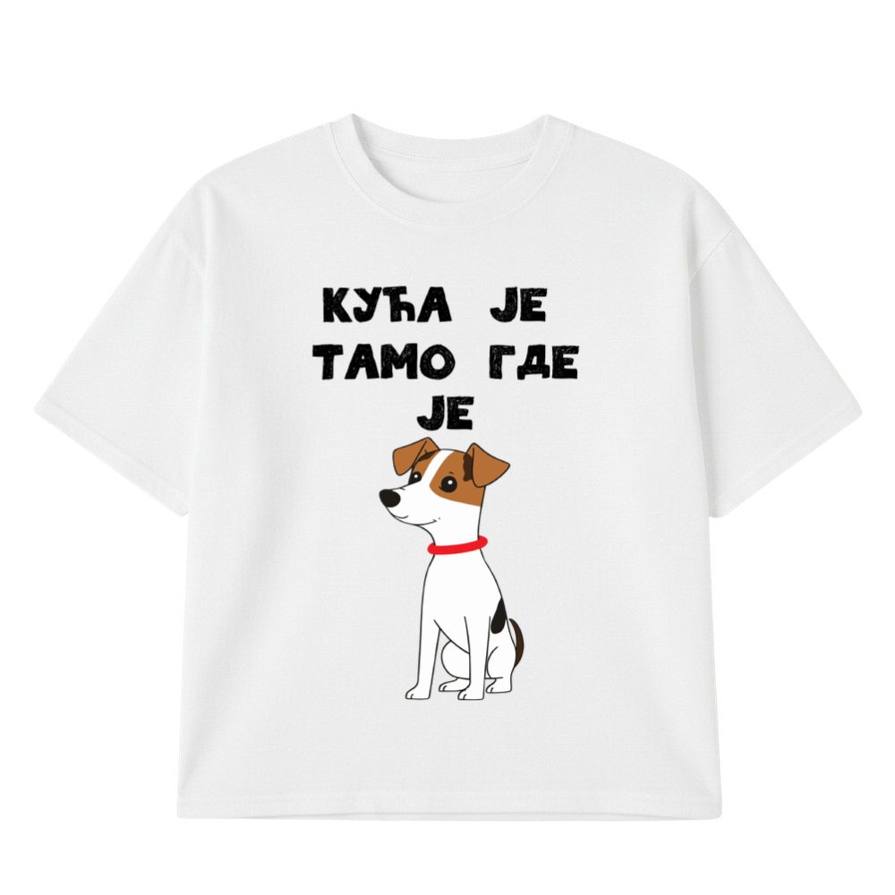 Kuća je tamo gde je kuca  jack russell 