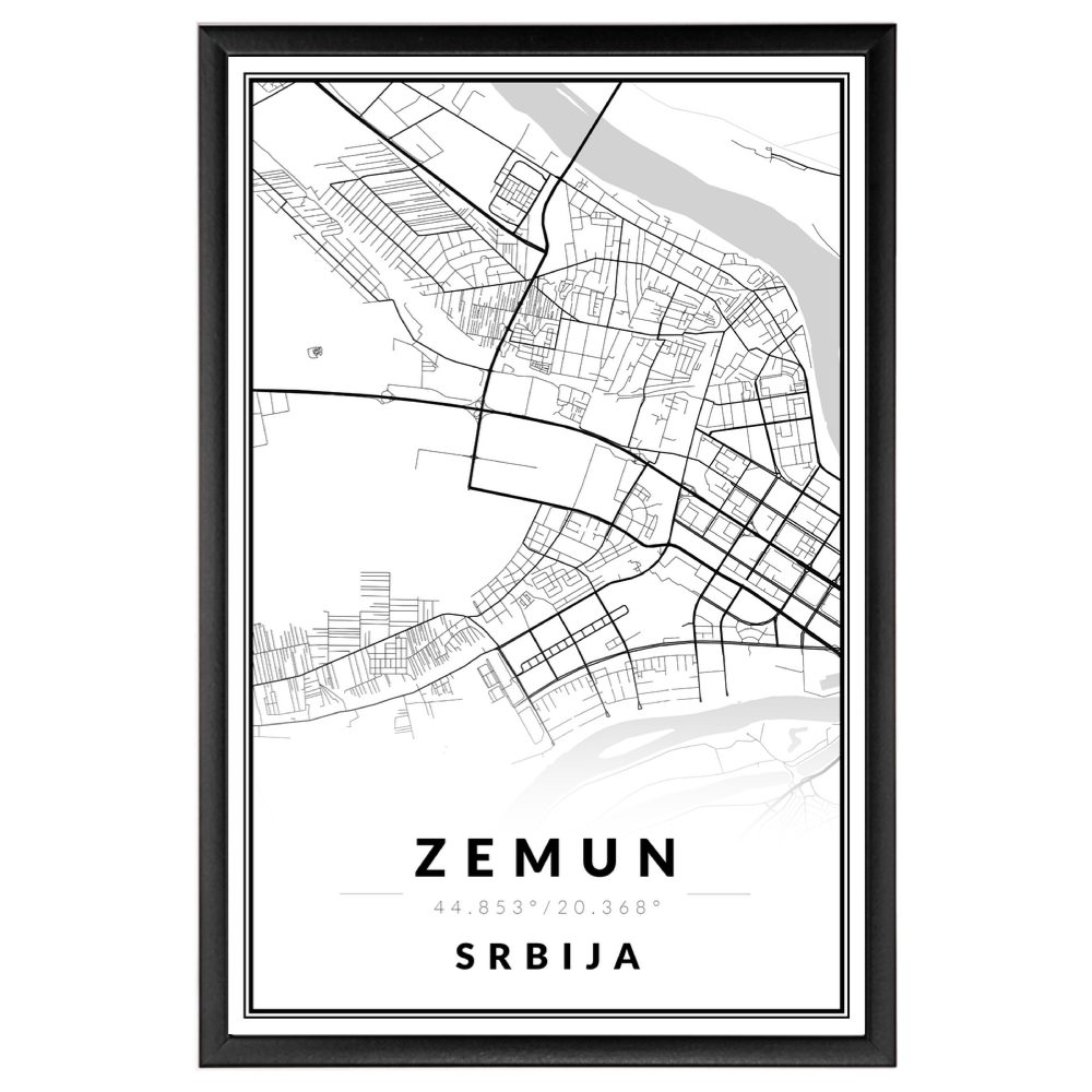 Zemun Mapa
