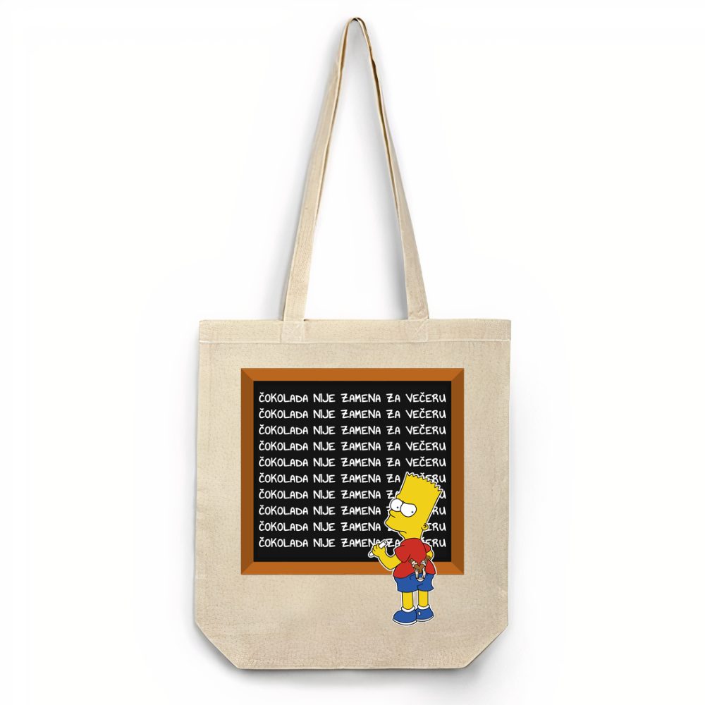 Bart Simpson piše na tabli