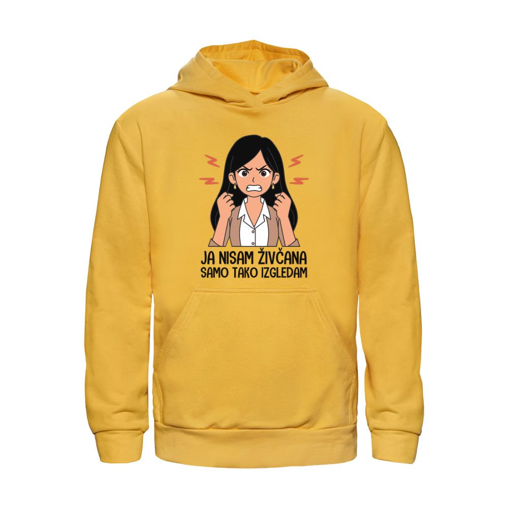 Ja nisam živčana. Samo tako izgledam.