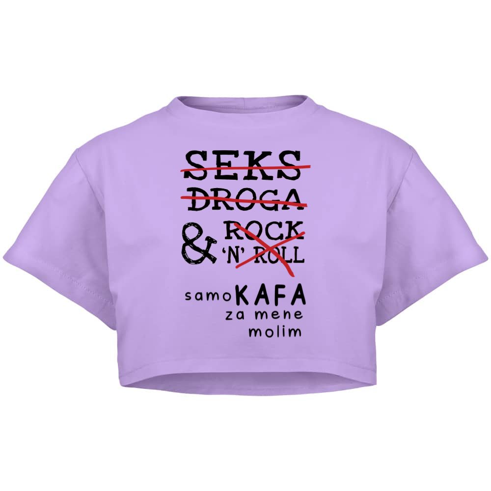 Samo kafa za mene crna slova