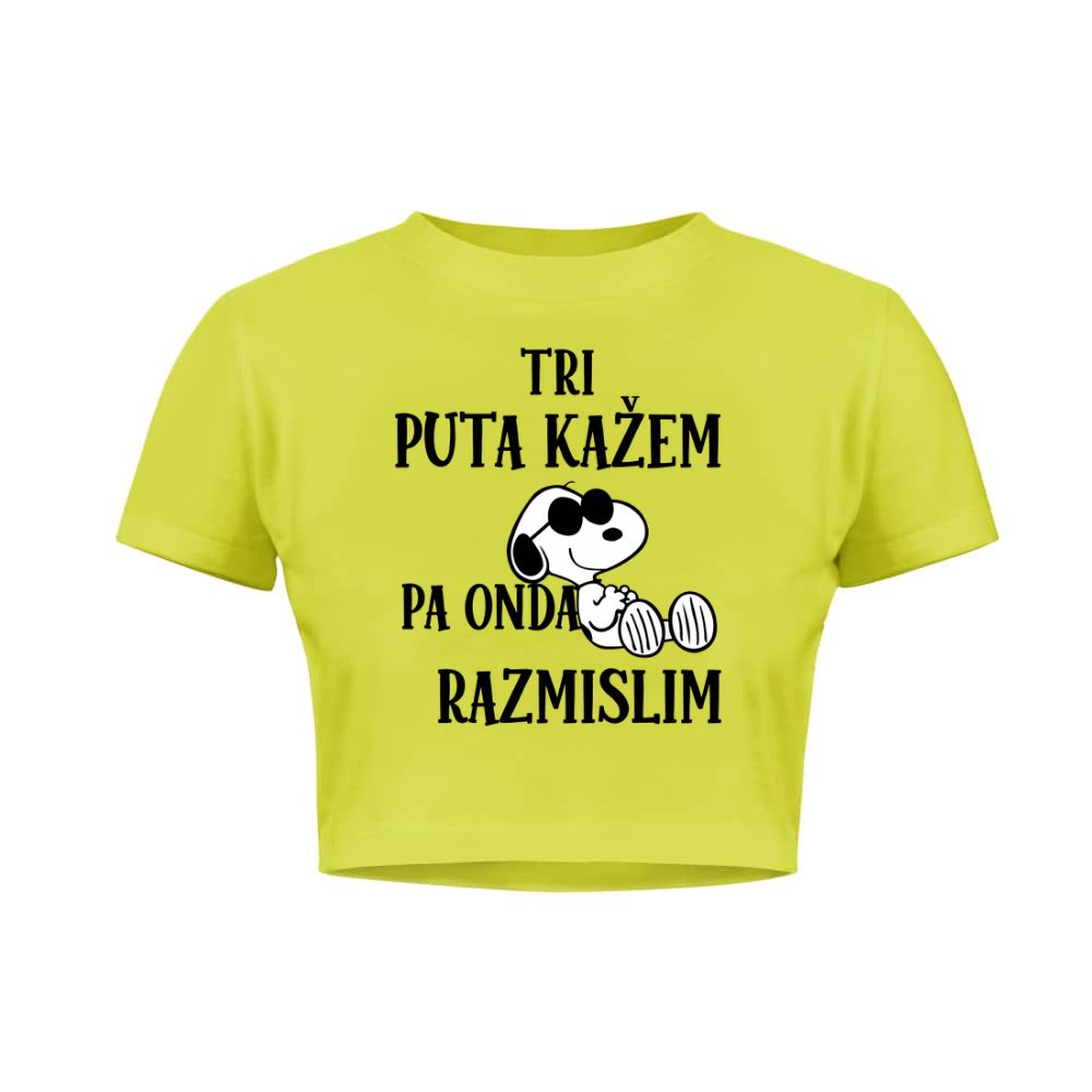 Tri puta kažem pa onda razmislim Snupi