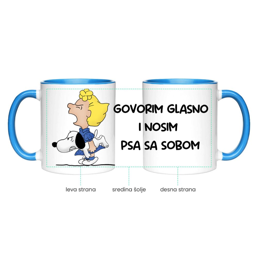 Govorim glasno i nosim psa sa sobom