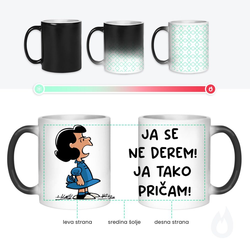 Ja se ne derem! Ja tako pričam! Lusi