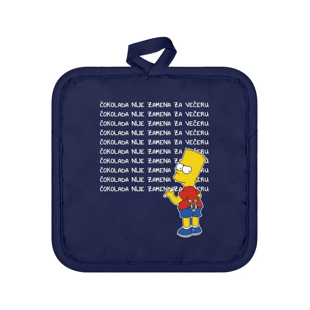 Bart Simpson piše na tabli