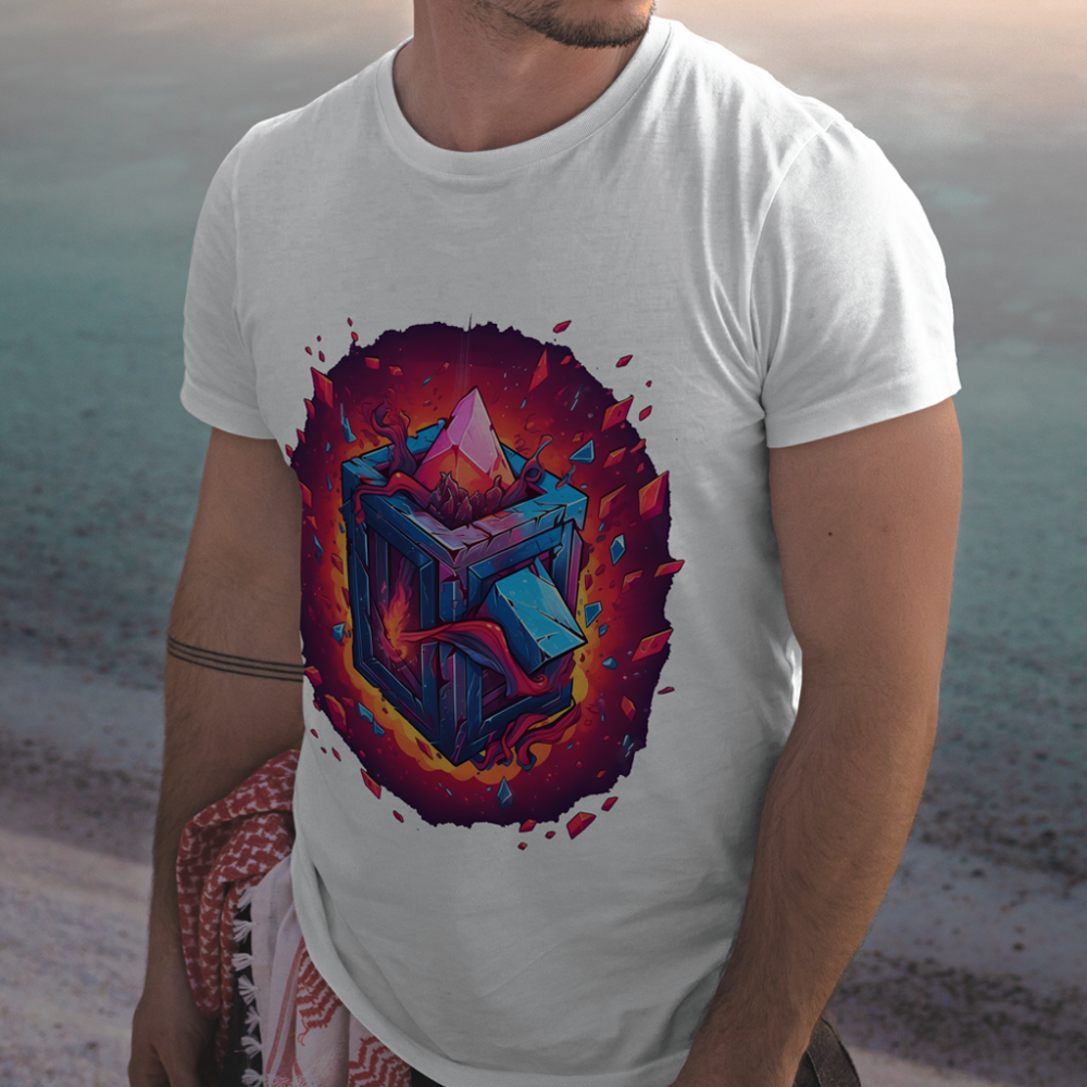 Apstraktna Muška Majica - Fortnite Inspired Loot Box