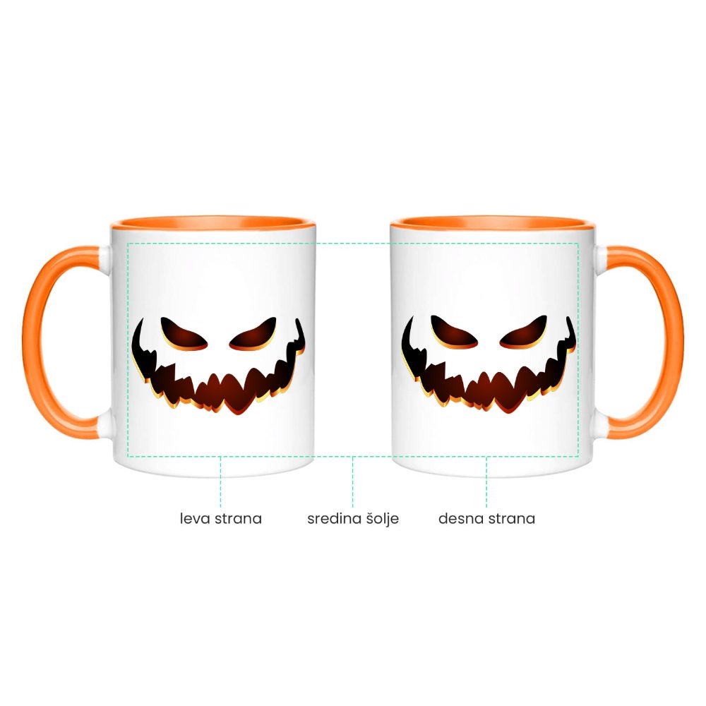 Halloween Šolja Sa Zlim Smehom Bundeve