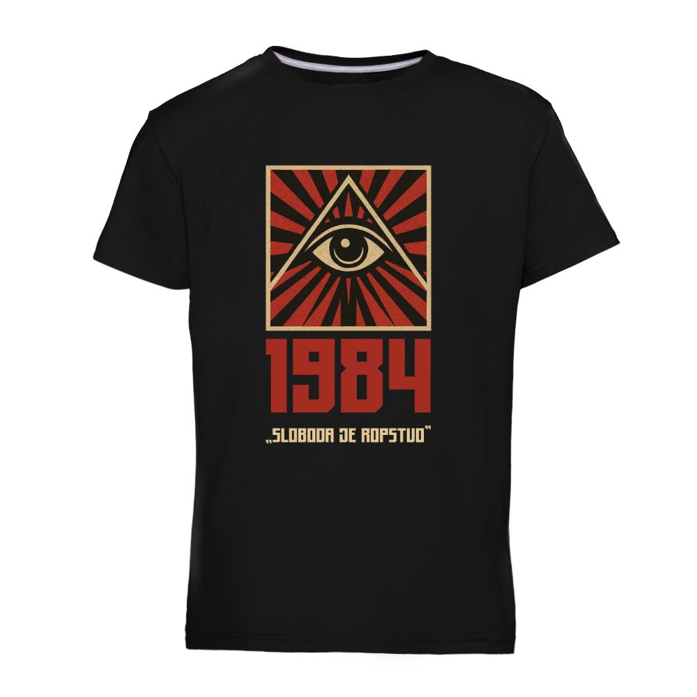 1984 "Sloboda je ropstvo" tamna muška