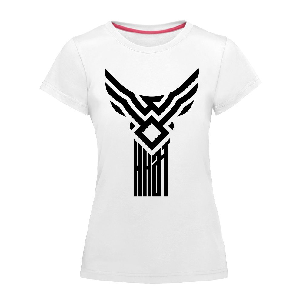 Ženska majica sa crnim logom