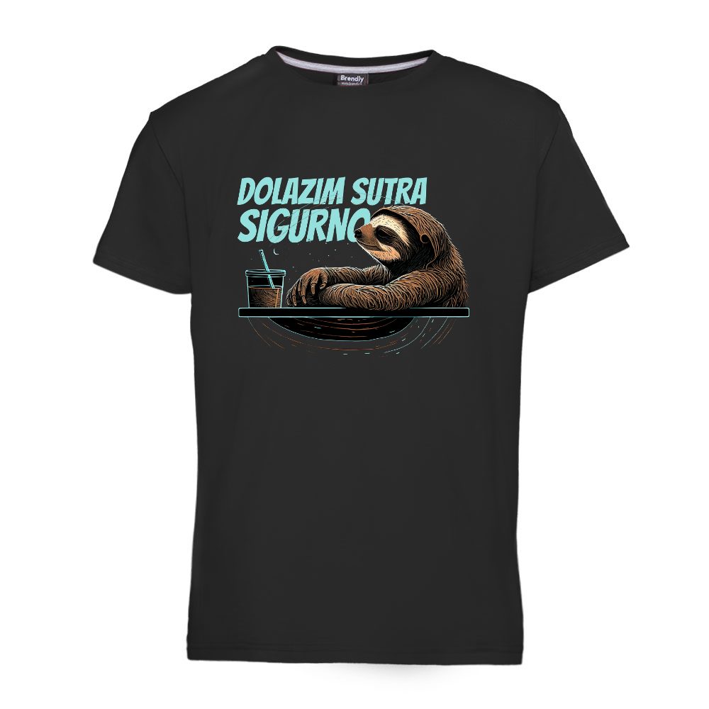 Dolazim Sutra Lenjivac - Muska Majica