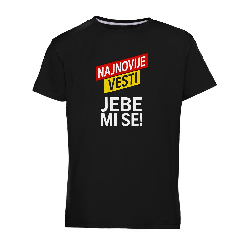 Najnovije Vesti - Muska Majica