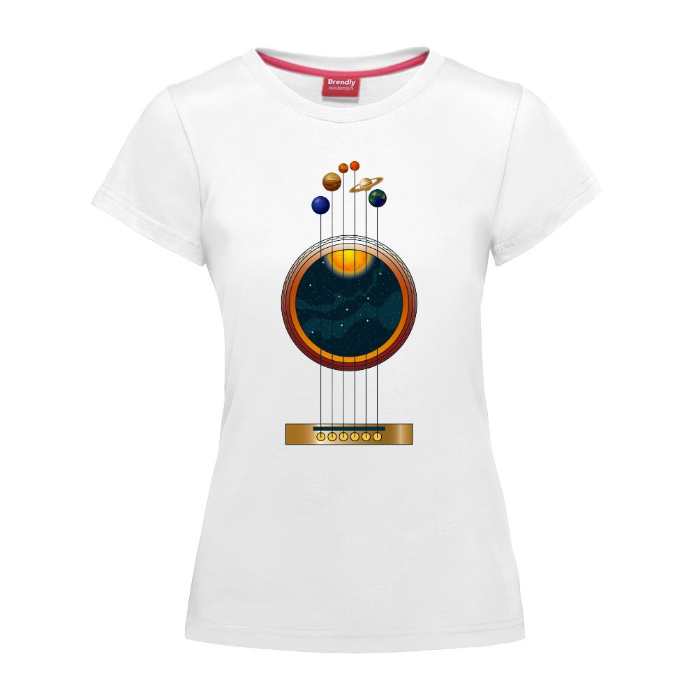 Gitara i Suncev Sistem - Zenska Majica