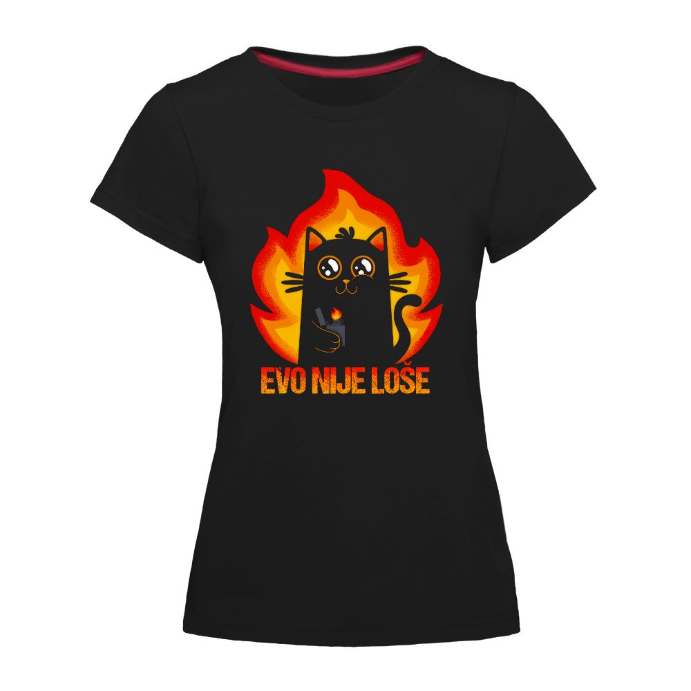 Vatrena Maca - Zenska Majica