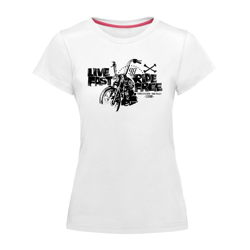 Live Fast Biker - Zenska Majica