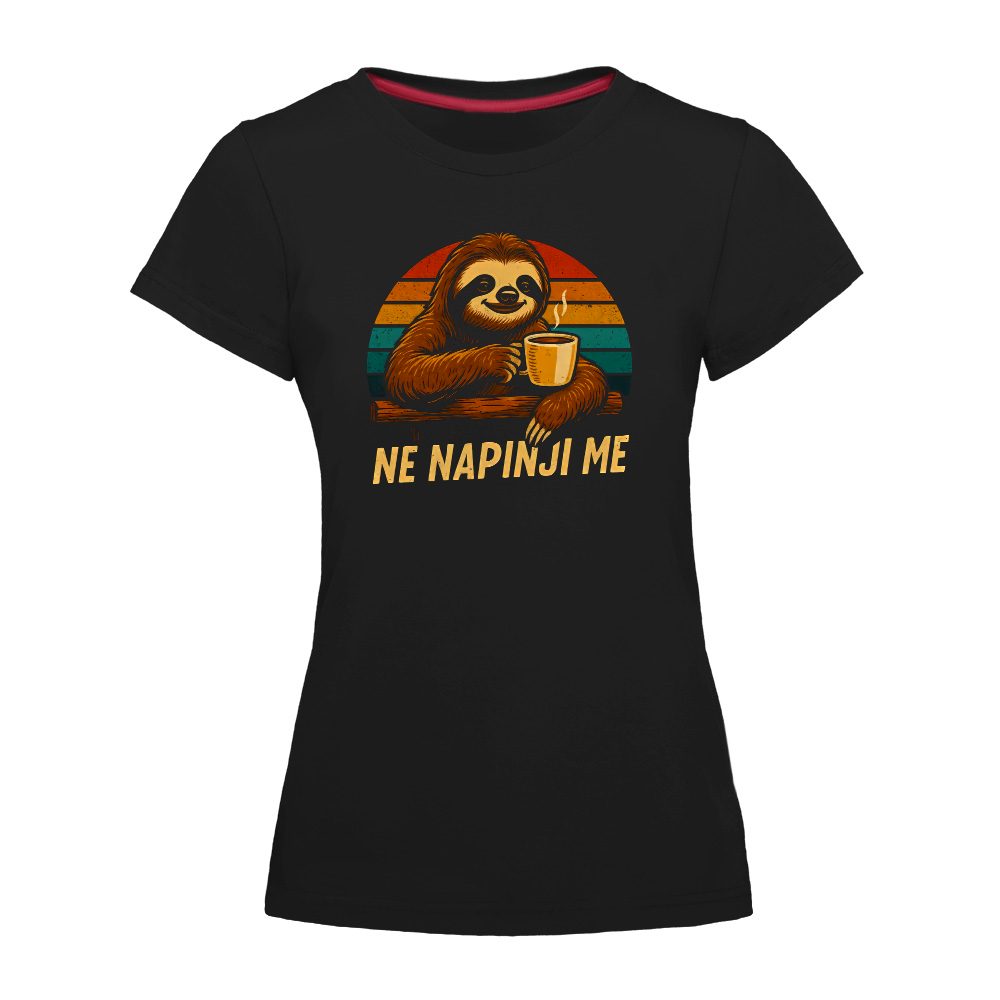 Retro Lenjivac Napinji - Zenska Majica