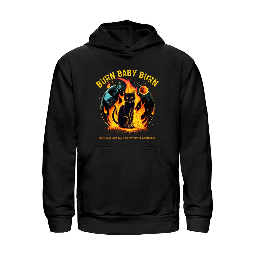 Burn Baby Burn Cat Unisex Duks