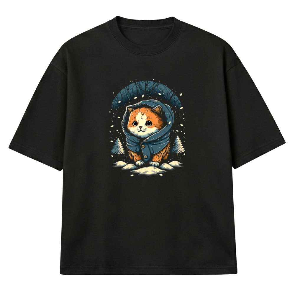 Macka u Snegu - Muska Majica