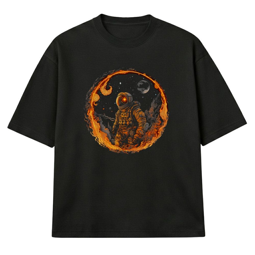 Astronaut i Vatra - Muska Majica