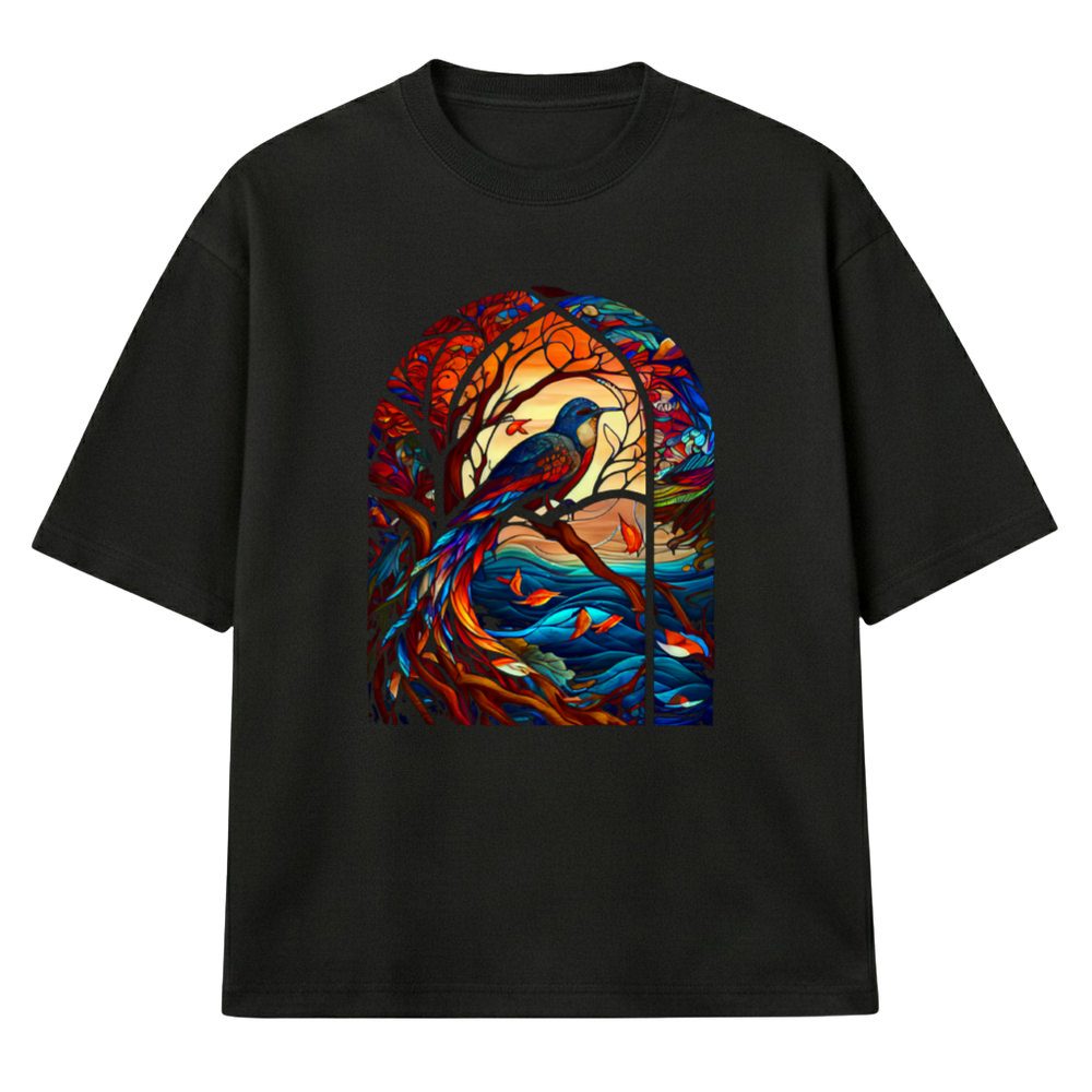 Vitraz Ptica - Muska Majica