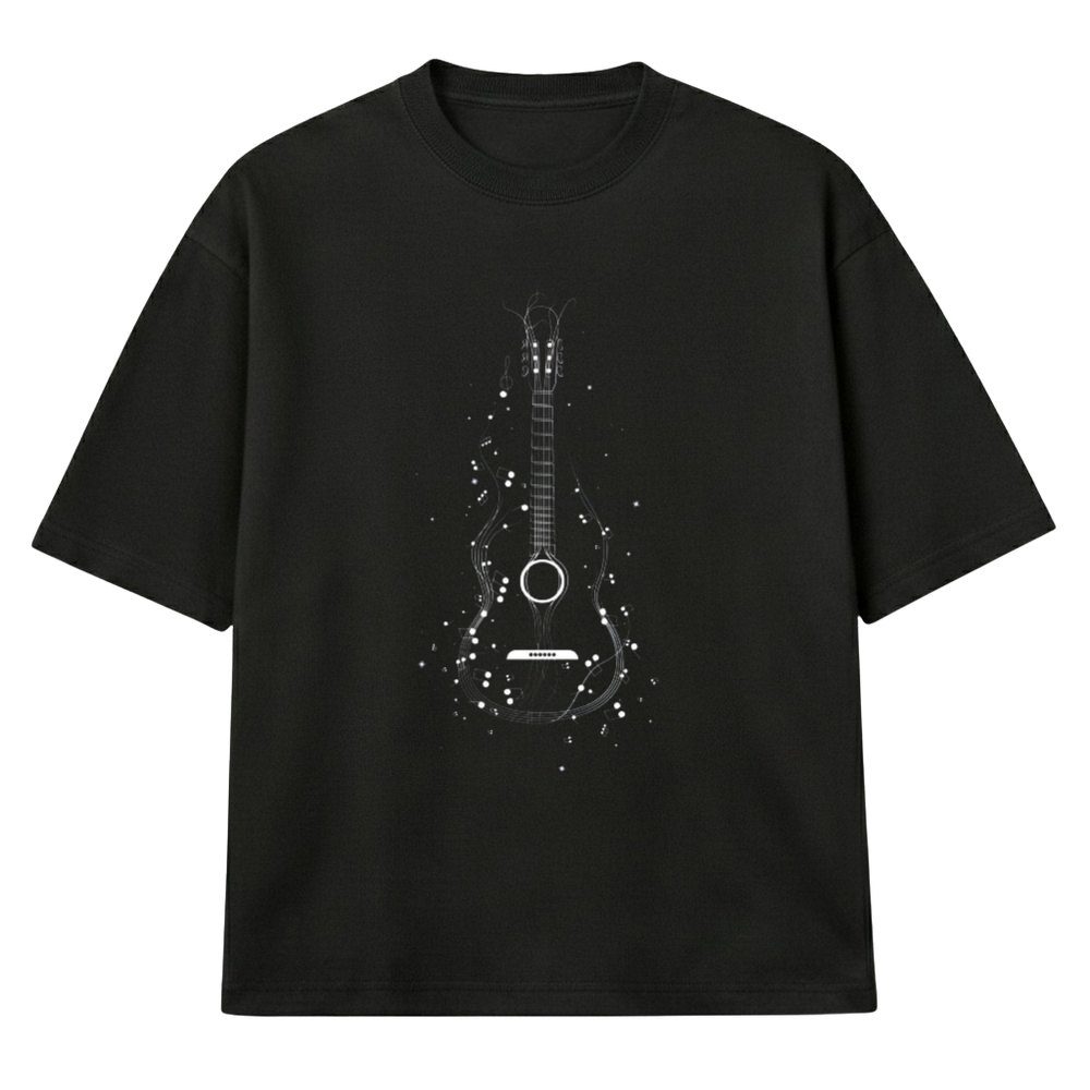 Gitara i Note - Muska Majica