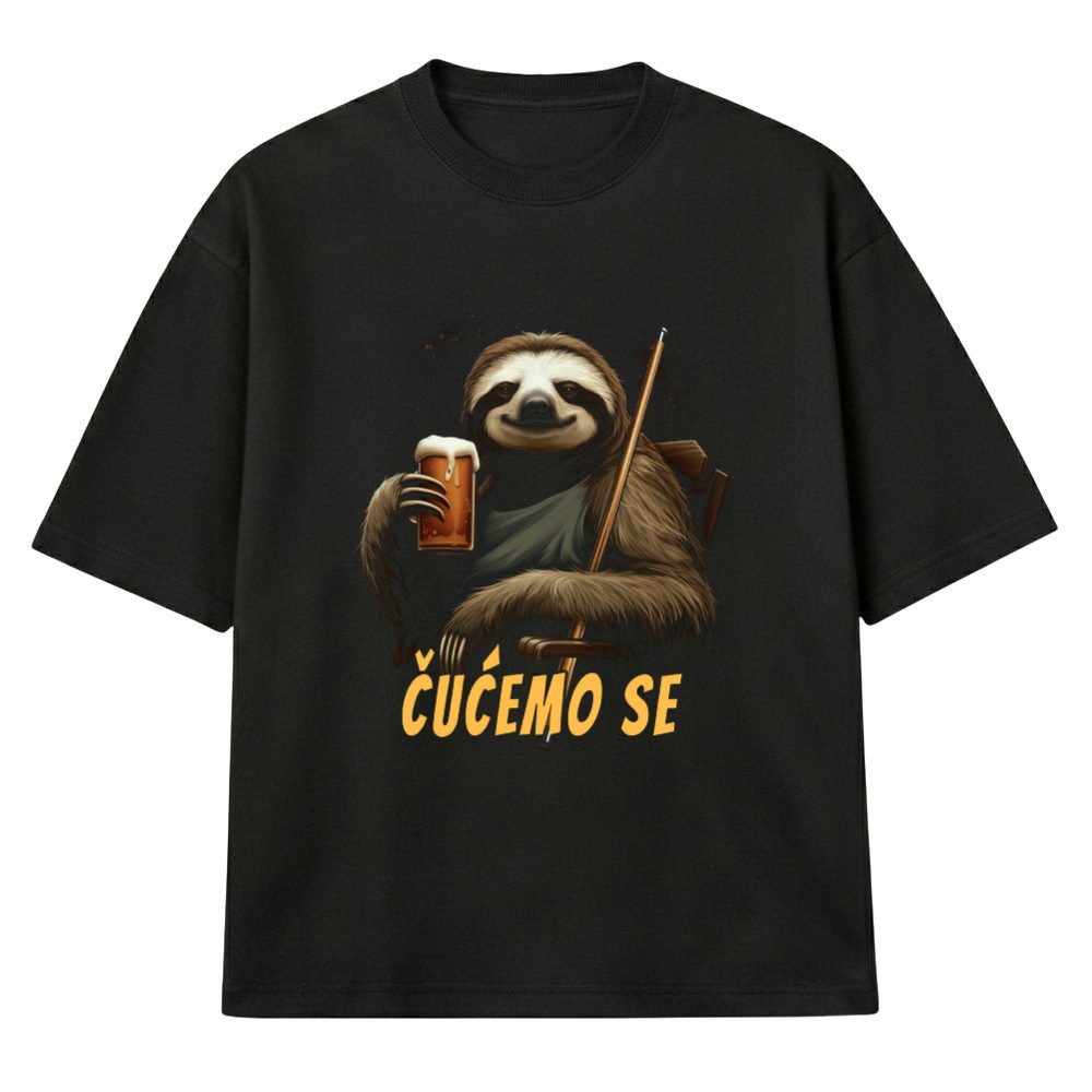 Popijem pa Bilijar Lenjivac - Muska Majica