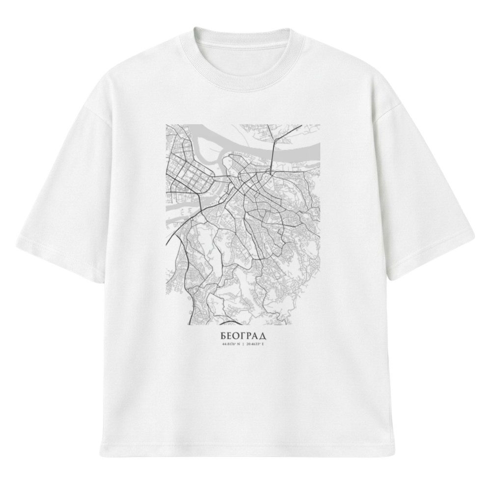 Beograd Silver- Muska Majica