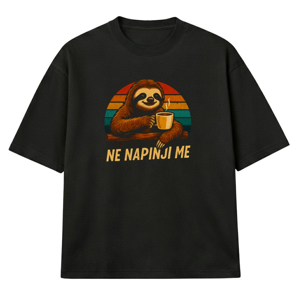 Retro Lenjivac Napinji - Muska Majica