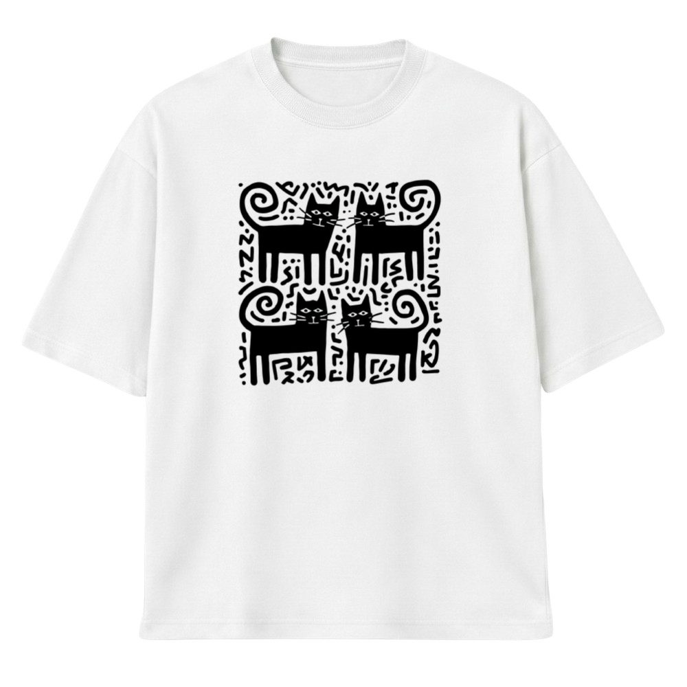 Line Cat - Muska Majica