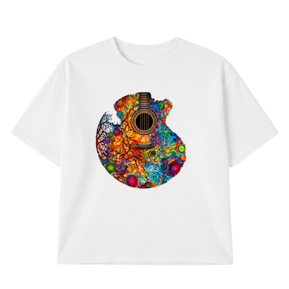 Gitara i Cvece - Zenska Majica