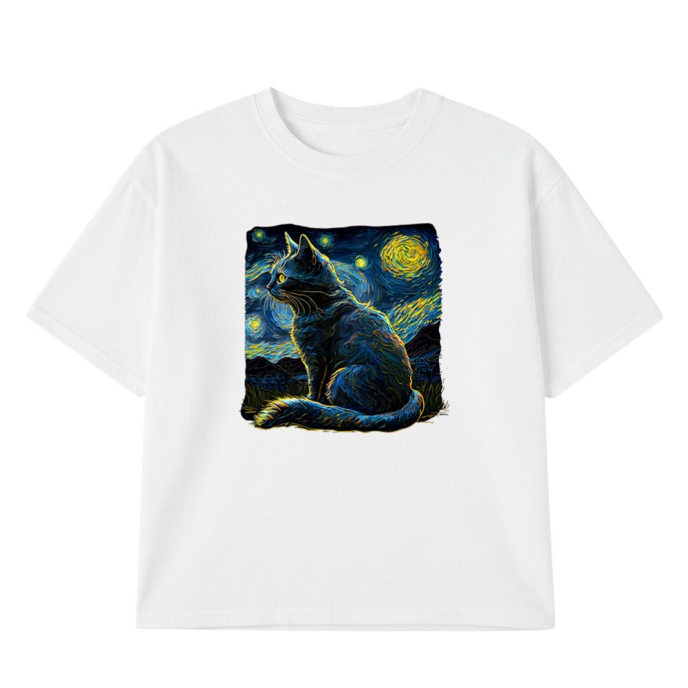 Van Gog Macka -  Zenska Majica 3