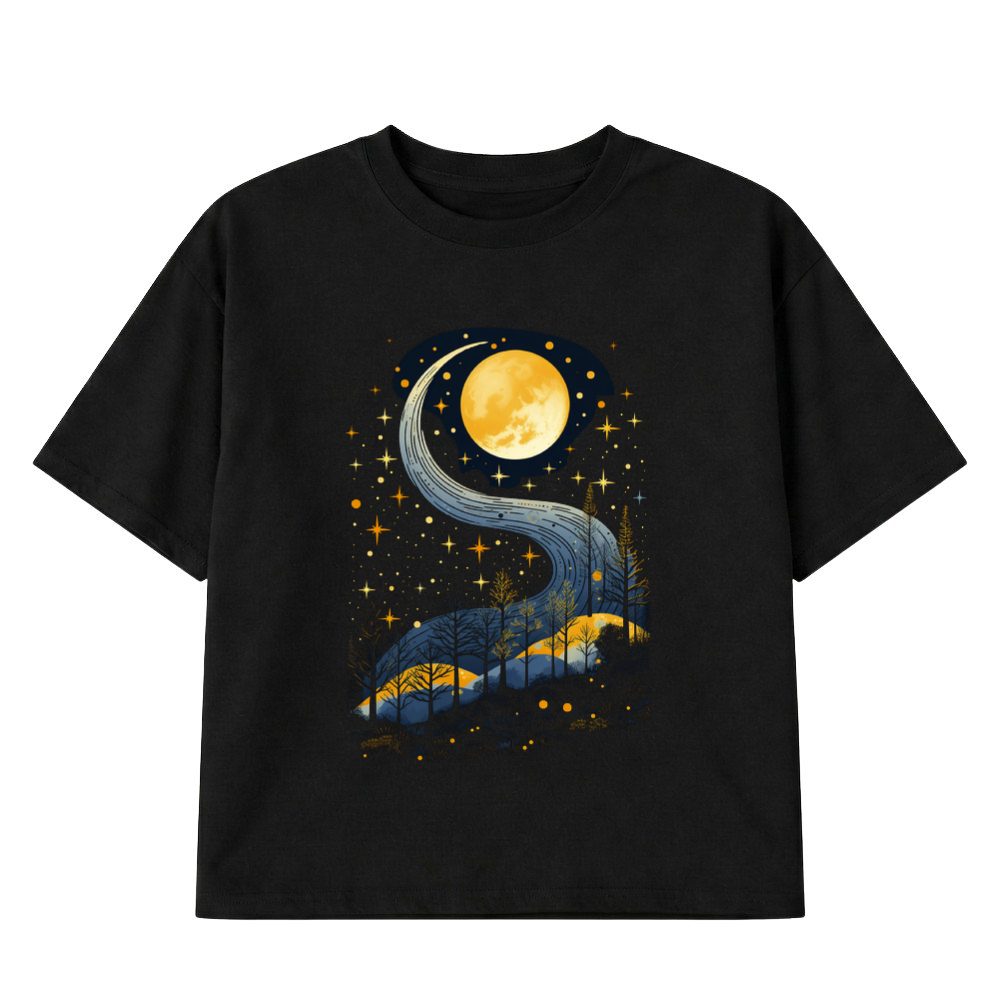 Mesec i Cvece 2 - Zenska Majica