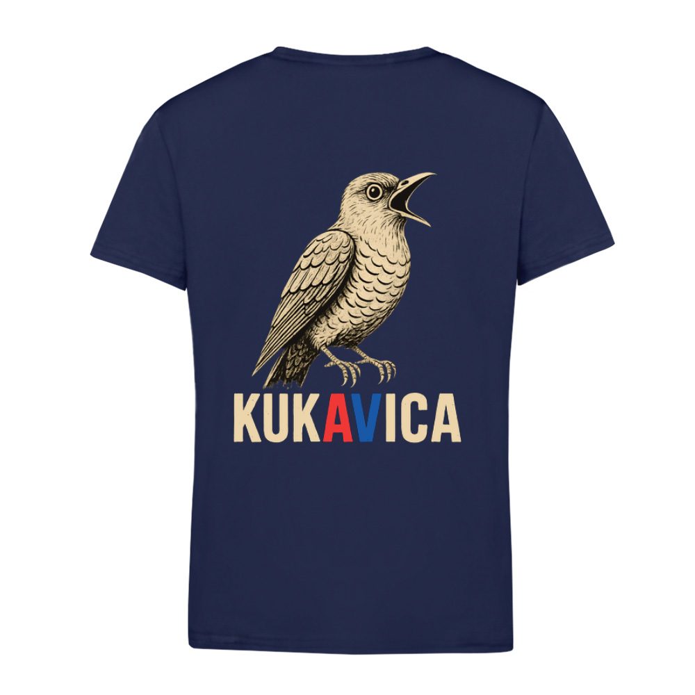 Majica KUKAVICA sa Printom na Leđima 