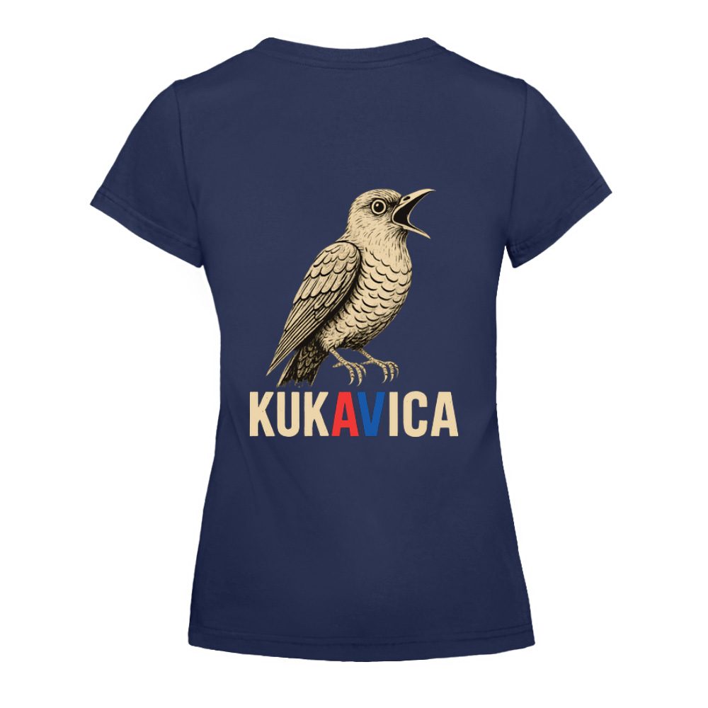 Majica KUKAVICA sa Printom na Leđima