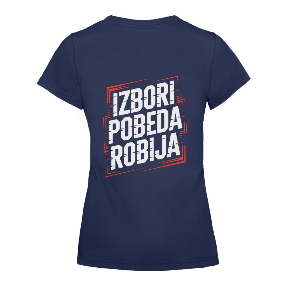 IZBORI POBEDA ROBIJA Print na leđima