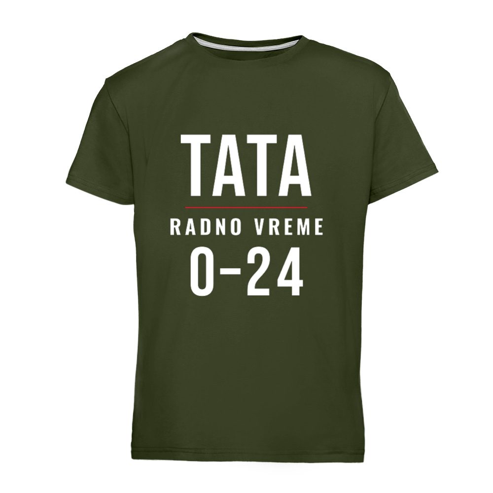 Tata. Radno vreme 0–24. – majica