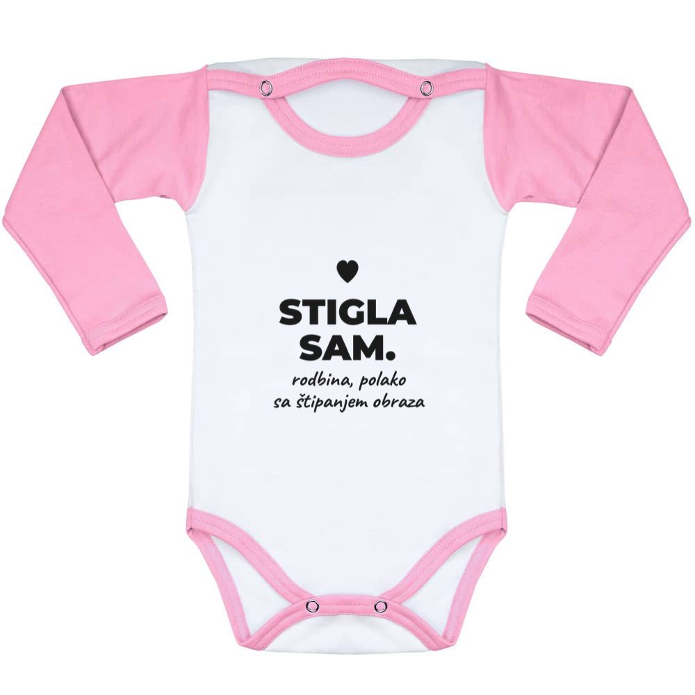 Stigla sam (bodi za devojčicu) – bebi bodi