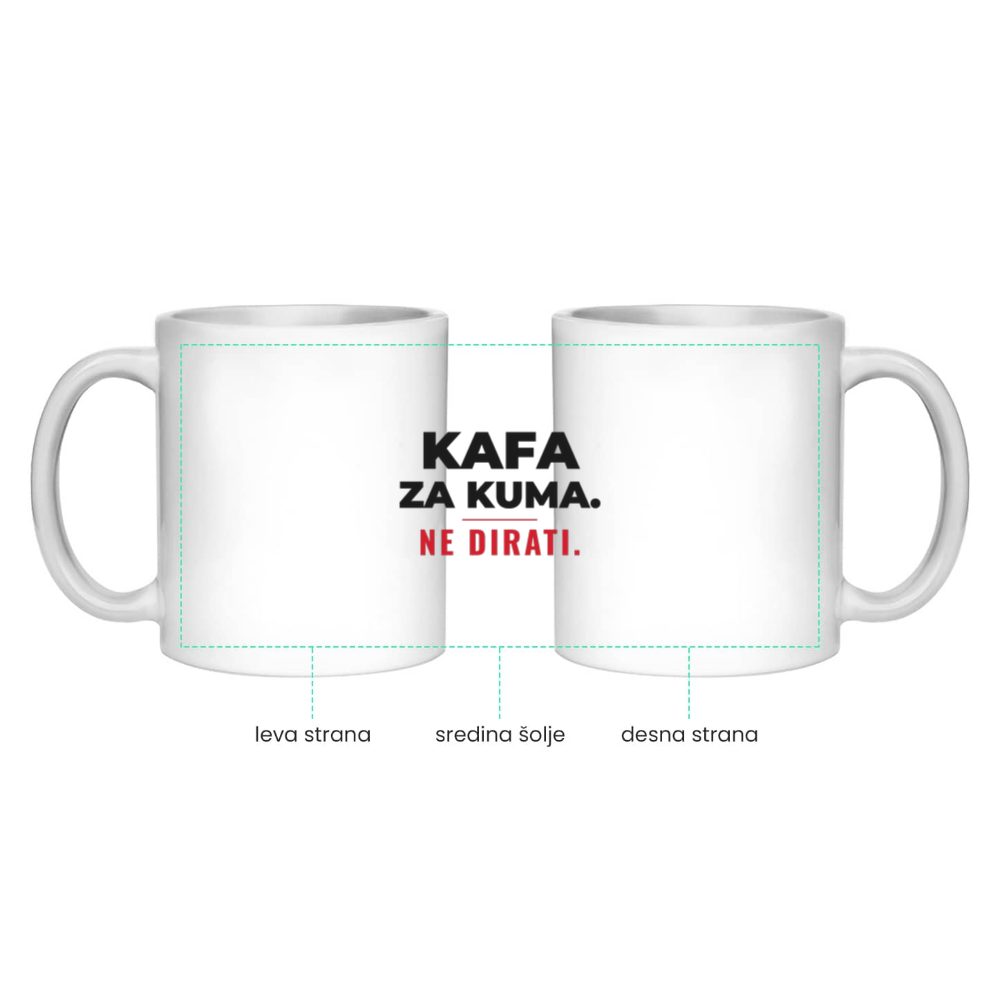 Kafa za kuma. Ne dirati. – šolja