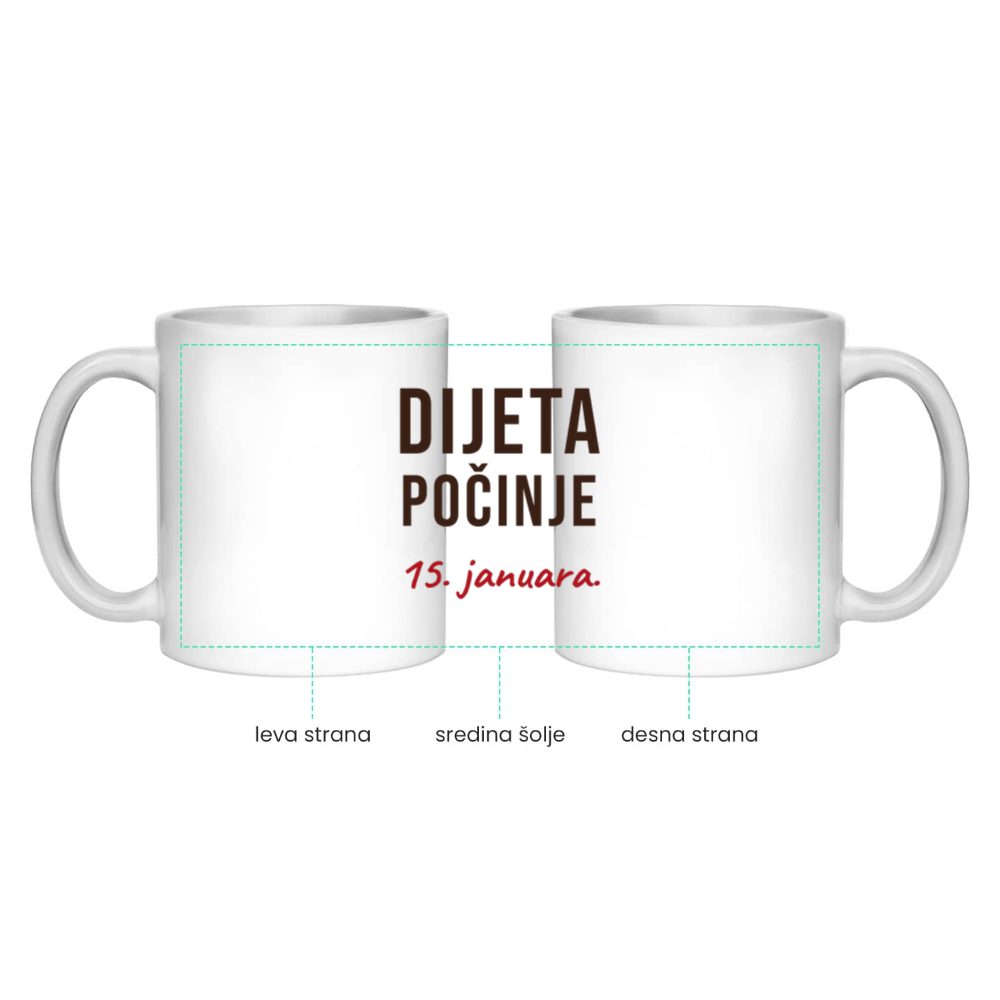 Dijeta počinje 15. januara – šolja