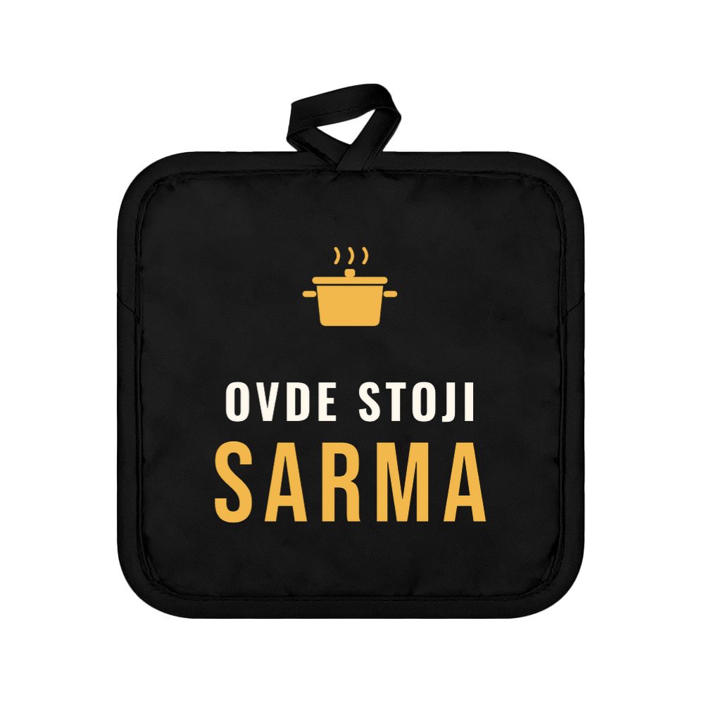 Ovde stoji sarma (podmetač) – podmetač