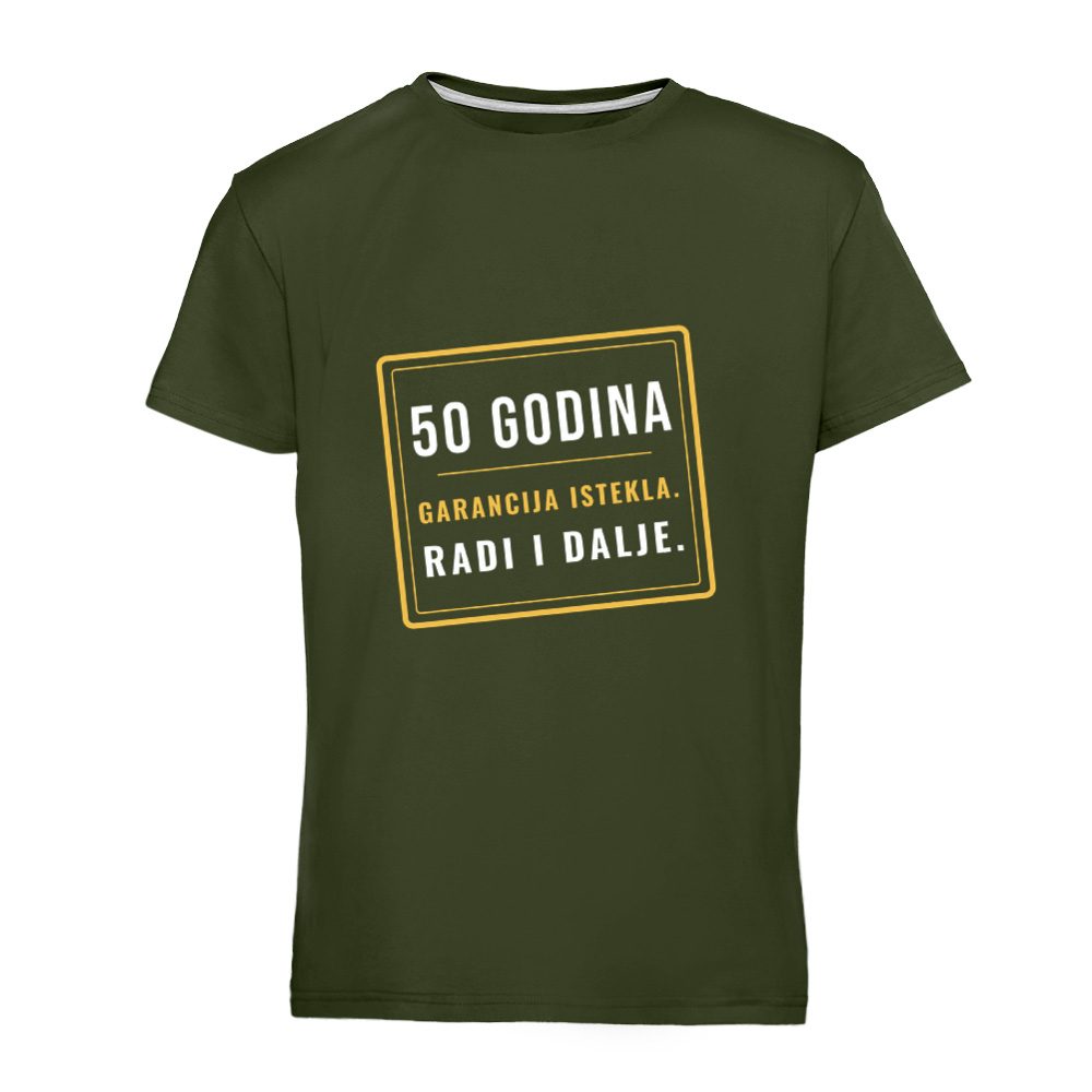 50 godina. Garancija istekla – majica