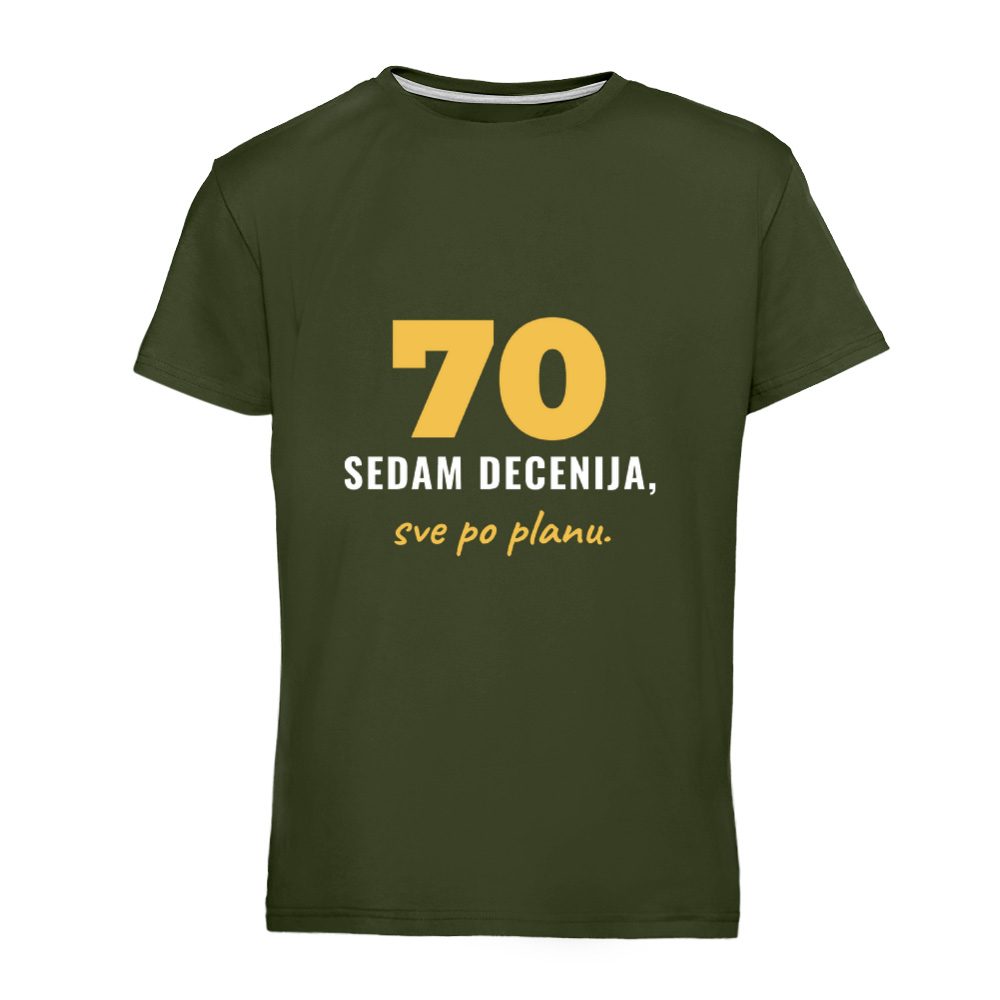 70. Sedam decenija – majica