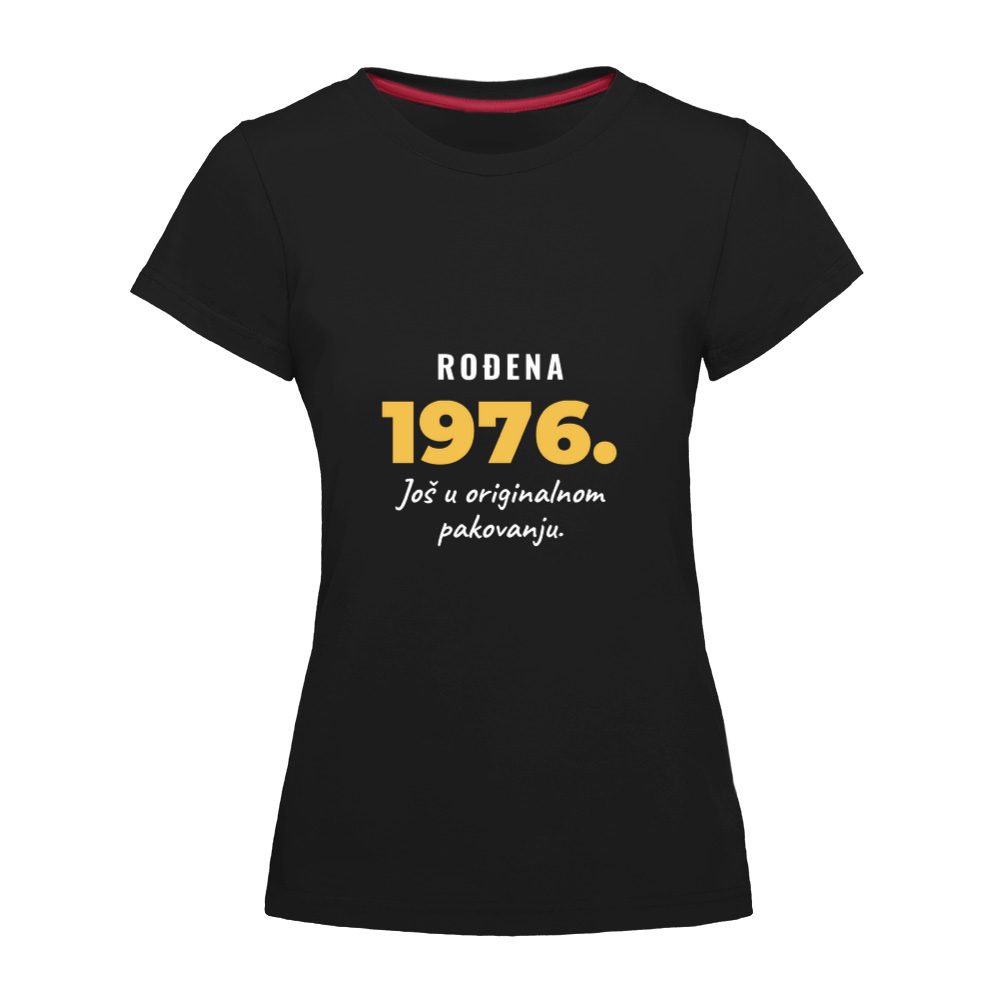 Rođena 1976. Još u originalnom pakovanju – majica za 50.