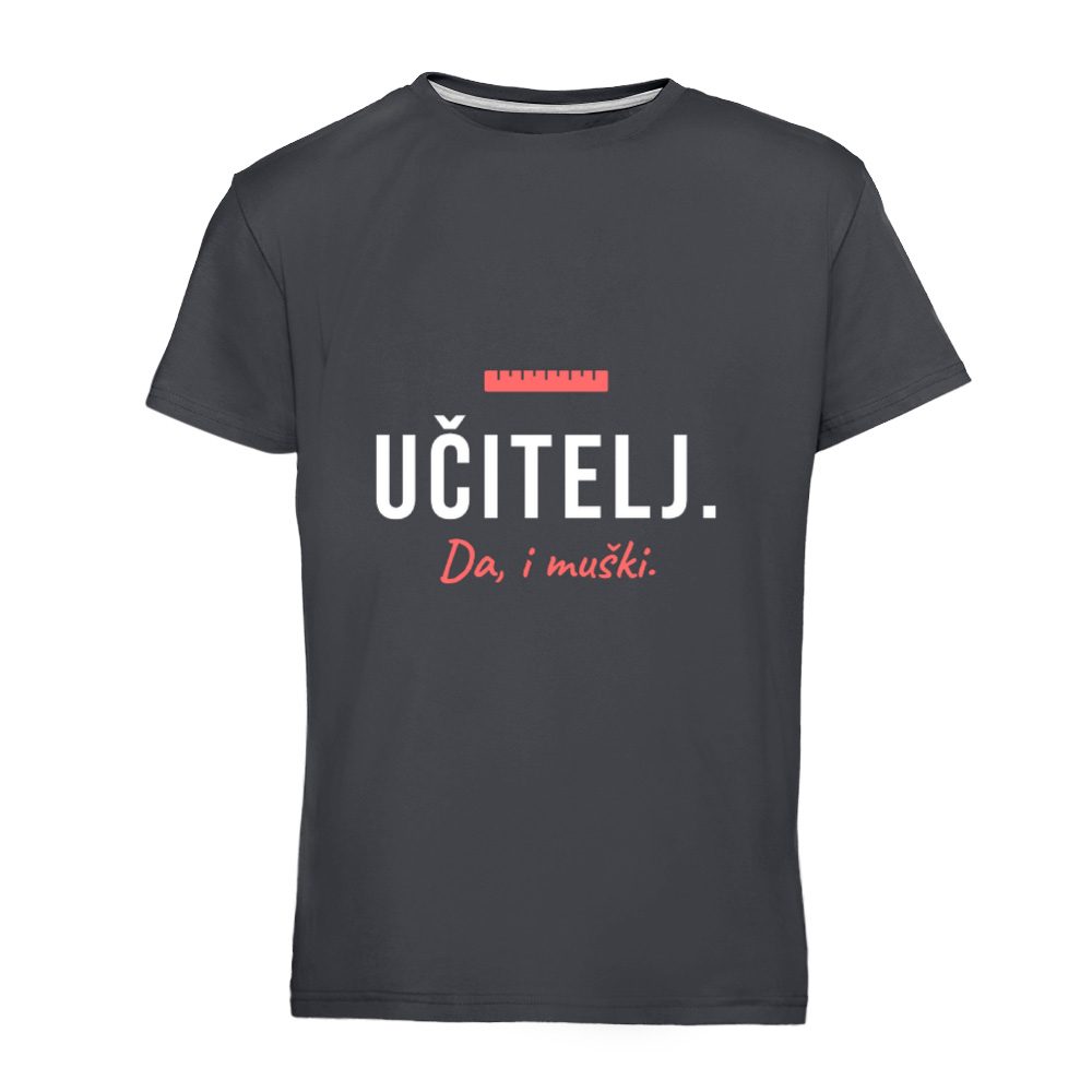 Učitelj. Da, i muški – majica za učitelja
