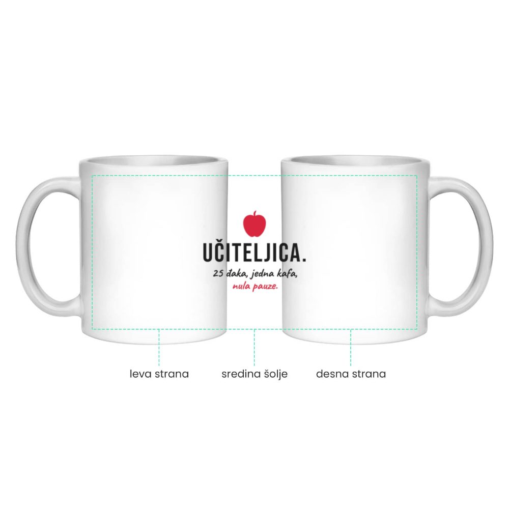 Učiteljica. 25 đaka (šolja) – šolja