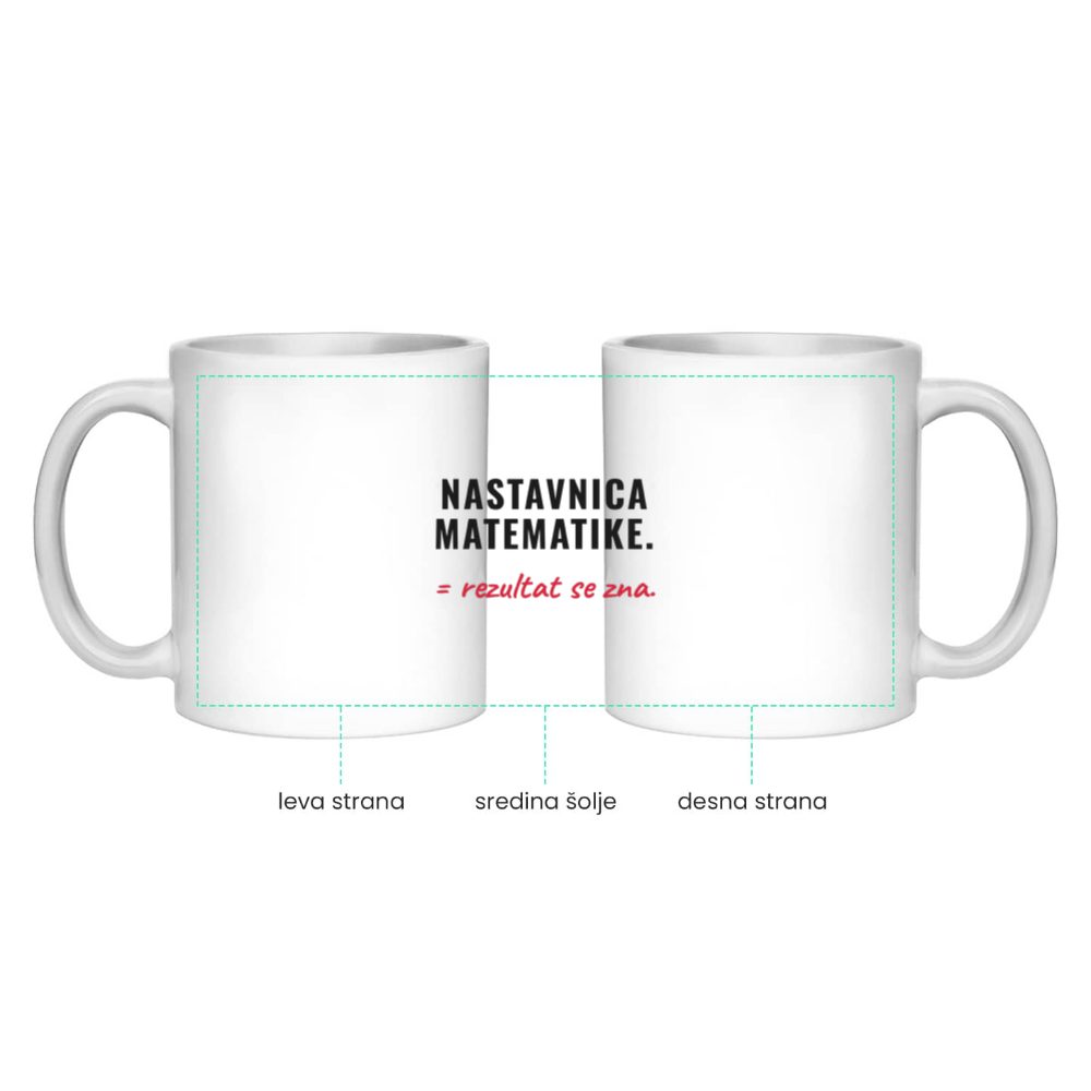Nastavnica matematike – šolja